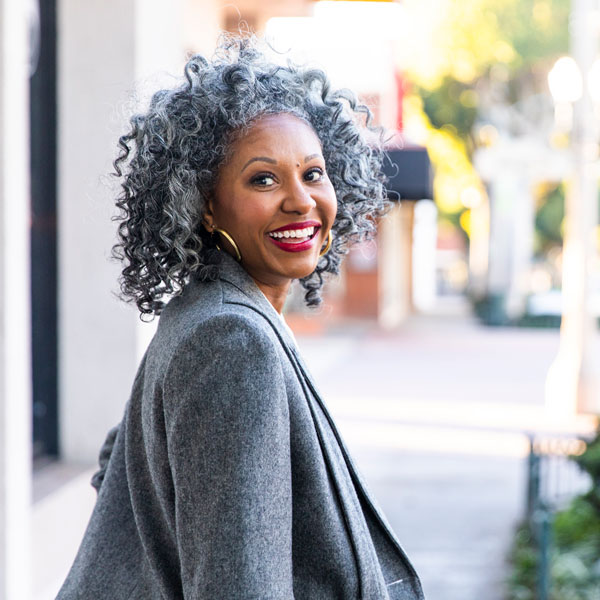 smiling woman
